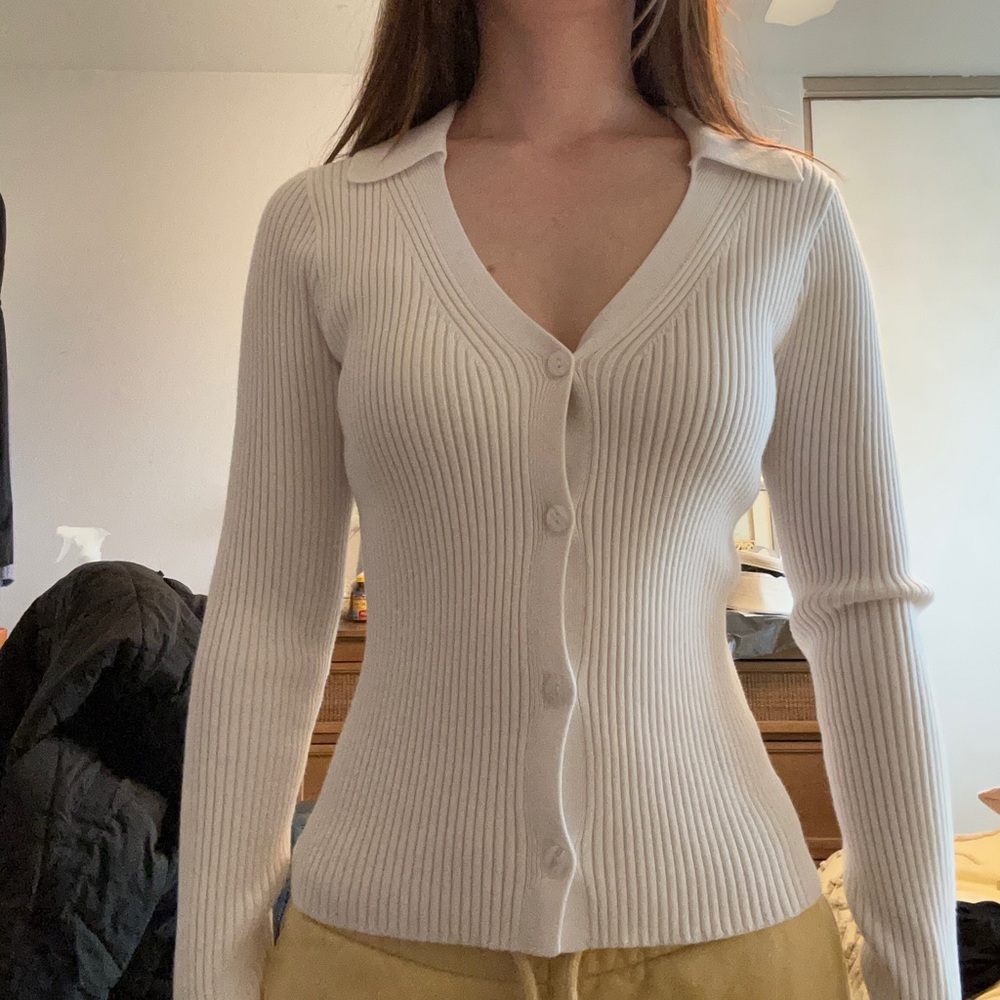 Abercrombie collared cardigan